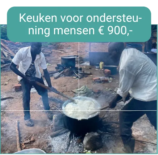 Keuken voor ondersteuning mensen € 900,-